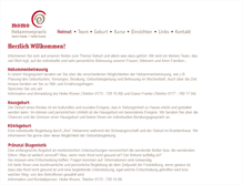 Tablet Screenshot of hebammenpraxis-momo.de